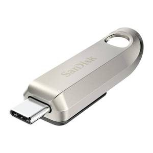 lot 45236 image: SanDisk 256GB Ultra Luxe USB Type-C Flash Drive - Up to 400MBs, USB 3.2 Gen 1, Premium Metal Design - SDCZ75-256G-G46