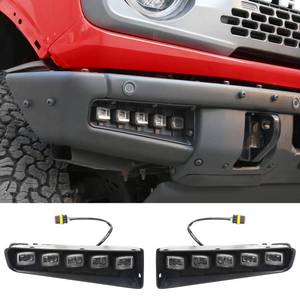 lot 45329 image: Mabett Fog Lights Assemblies Compatible with Ford Bronco 2021 2022 2023 2024, Daytime Running Lights for Bronco Accessories 24-Door - Retail $159.49