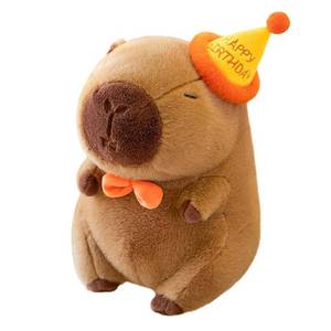 lot 45331 image: Arkdorz Cute Birthday Capybara Plush,12inch Kawaii Capybara Stuffed Animal Soft Stuffed Capybara Toy Birthday Gifts Party Decoration for Kids (Birthday Capybara)