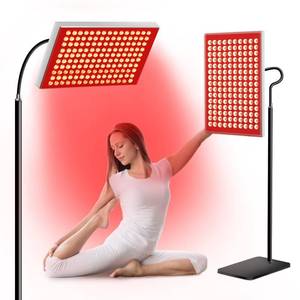 lot 45332 image: Red Light Therapy for Body & Infrared Light Therapy Lamp - 660nm Red  850nm Near-Infrared LED Panel with Adjustable Stand, Clinical Grade at-Home Device for Skin & Muscle Support - Retail $81.84