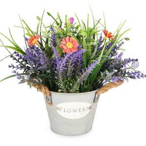 lot 45384 image: MIXROSE Fake Plants Purple Lavender Flowers Fake Grass with Pot Party Decorations 10 Tall Faux Artificial Plant Aesthetic for Home Office Patio Coffee Table Farmhouse Bedroom Bathroom Decor