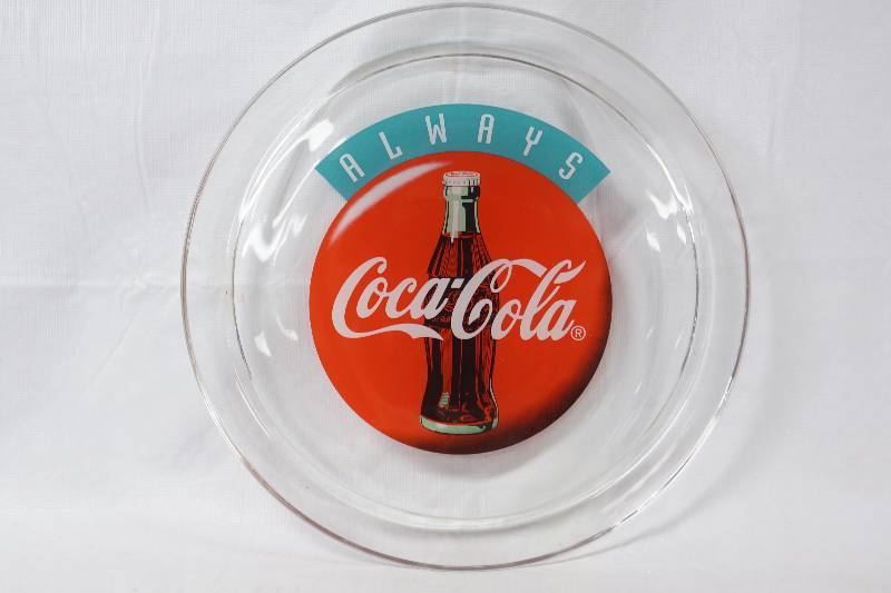 lot 3103 image: 13 Coca-Cola Platter - See Photos for Details