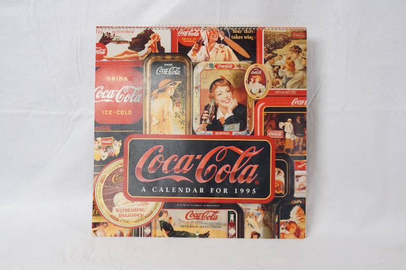 lot 3111 image: 1995 Coca-Cola Wall Calendar - See Photos for Details