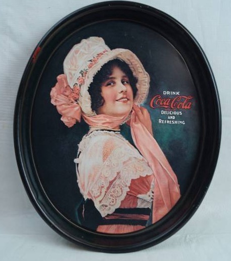 lot 2038 image: Coca-Cola Tin Tray - See Photos for Details