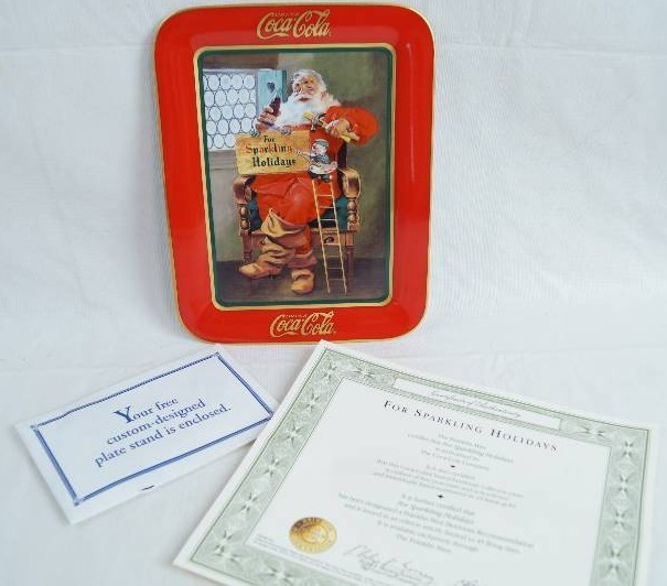 lot 2010 image: For Sparkling Holidays - The Franklin Mint Heirloom Recommendation - Fine Porcelain - 1996