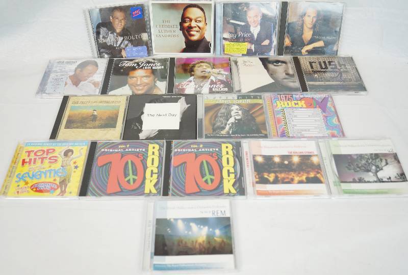 lot 3250 image: Lot of Assorted CDs - David Bowie, Phil Collins, and More