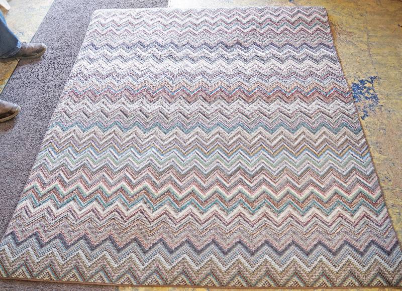 lot 3260 image: 70.5 x 59.5 Area Rug - See Photos for Details