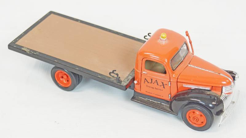 lot 3267 image: 1941 Chevrolet Flatbed Truck - AJAX Towing Service - See Photos