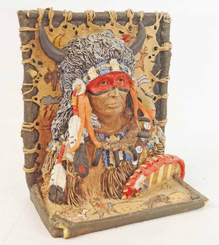 lot 6784 image: Native American Indian Statuette - See Photos for Details