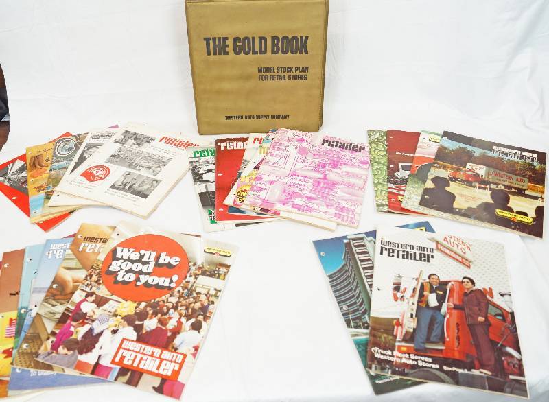 lot 3331 image: Large Lot of Western Auto Retailer Magazines - See Photos for Years