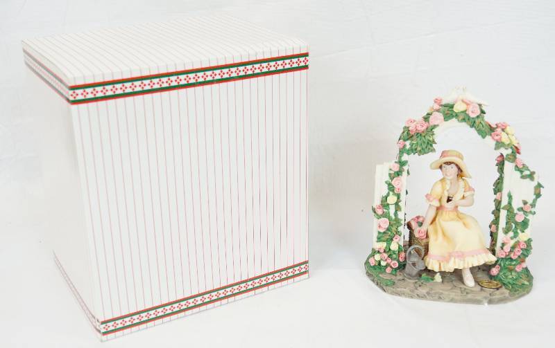 lot 3069 image: Coca-Cola Heritage Collection - Coca-Cola Calendar Girl in Rose Arbor
