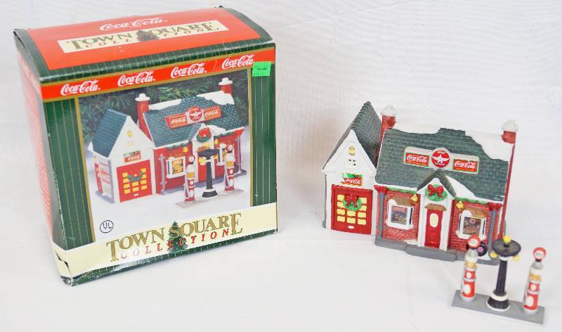 lot 3070 image: Coca-Cola Town Square Collection - Flying A Service Station - 1996