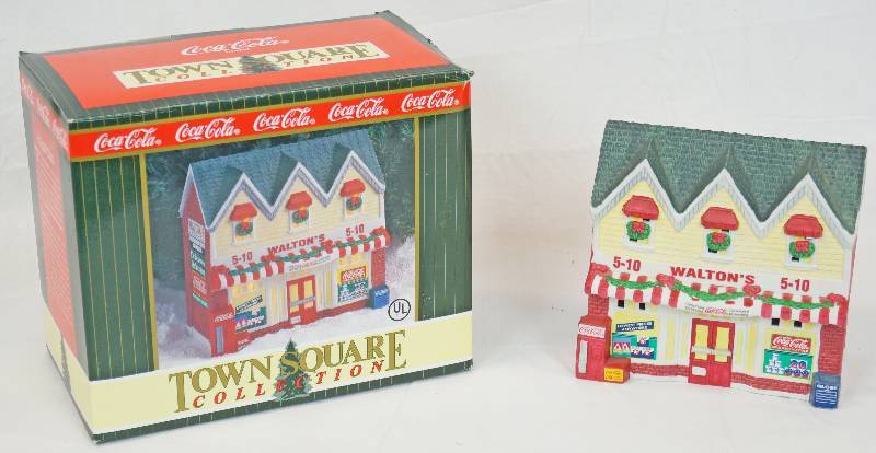 lot 3071 image: Coca-Cola Town Square Collection - Waltons 5 & 10