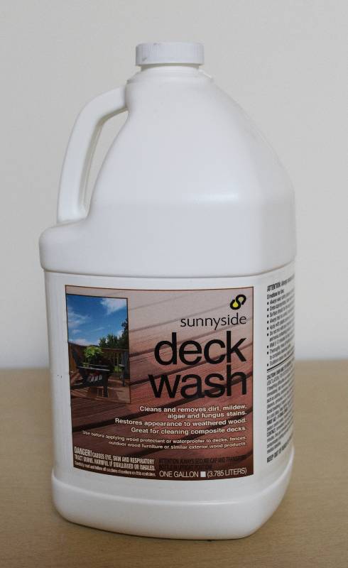 lot 9108 image: 1 gallon of Sunnyside Deck Wash - Can be used for other outdoor wooden item