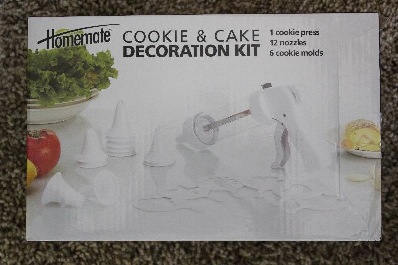lot 9121 image: Homemate Cookie and Cake Decoration Kit - NEW