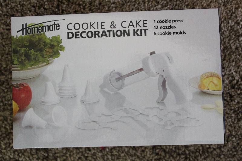 lot 9122 image: Homemate Cookie and Cake Decoration Kit - NEW