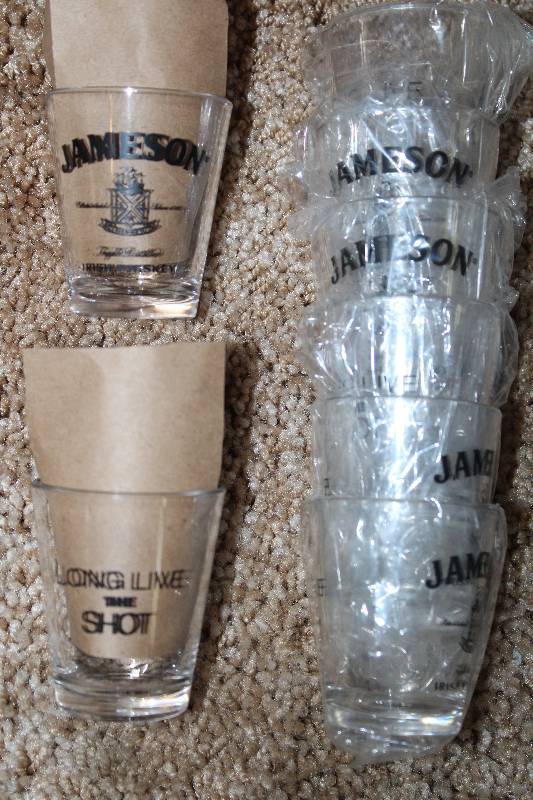 lot 9132 image: Lot of 8 Jameson Shot Glasses