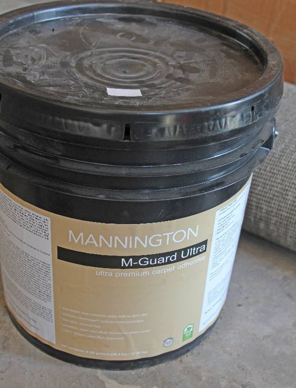 lot 9143 image: Mannington M-Guard Ultra Premium Carpet Adhesive - 4 gallons