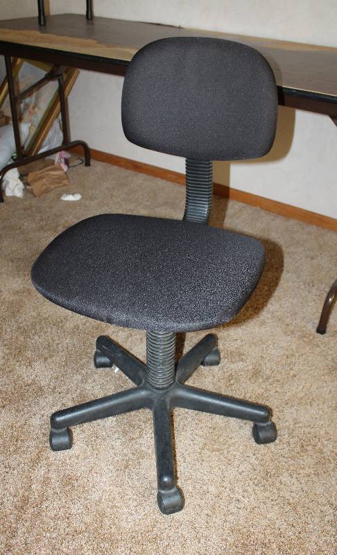 lot 9152 image: Black Steno Chair - See Photos for Details