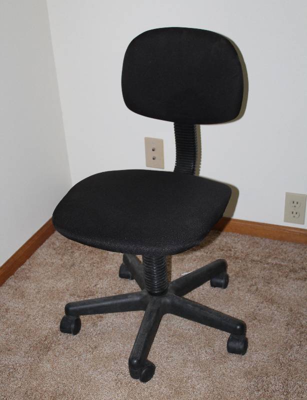 lot 9156 image: Black Steno Chair - See Photos for Details