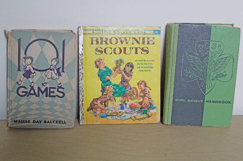 lot 9158 image: Lot of 3 Books - Some Girl Scout Books - See Photos for Details