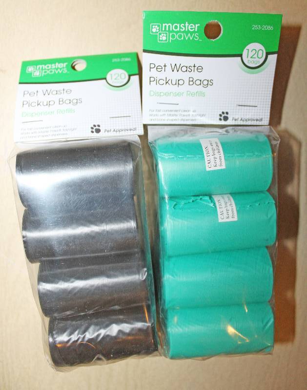 lot 9202 image: Lot of 2, 120 Count Pet Waste Pick Up Bags