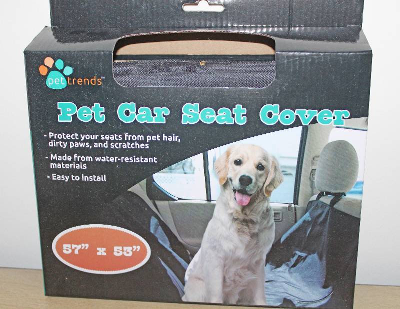 lot 9203 image: PetTrends Pet Car Seat Cover - 57 x 53