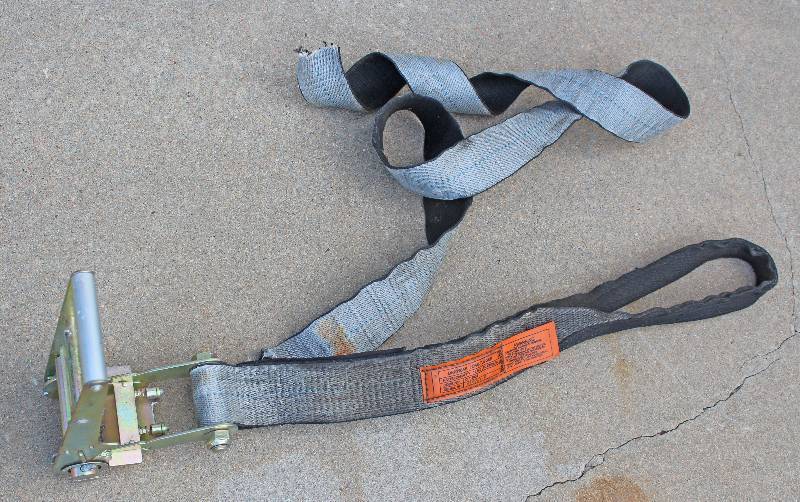 lot 9219 image: Heavy Duty Ratchet Strap - DrawBar Load-Tugger