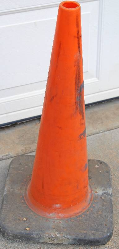 lot 9220 image: Orange Safety Cone - Over 2 Tall