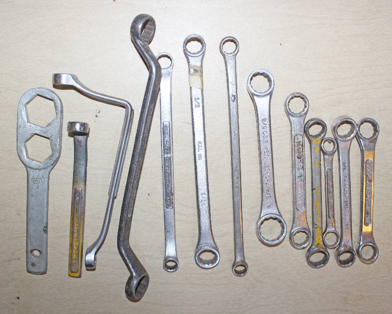 lot 9292 image: Lot of Assorted Box End Wrenches
