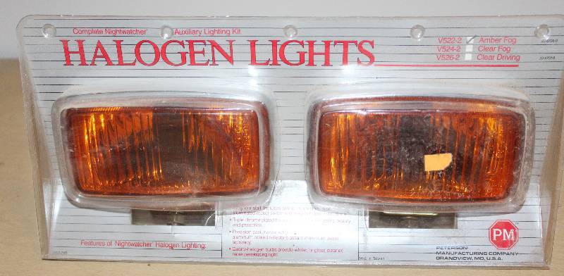 lot 9340 image: Amber Halogen Fog Lights