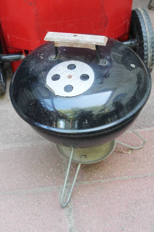 lot 9388 image: Small Weber Charcoal Grill