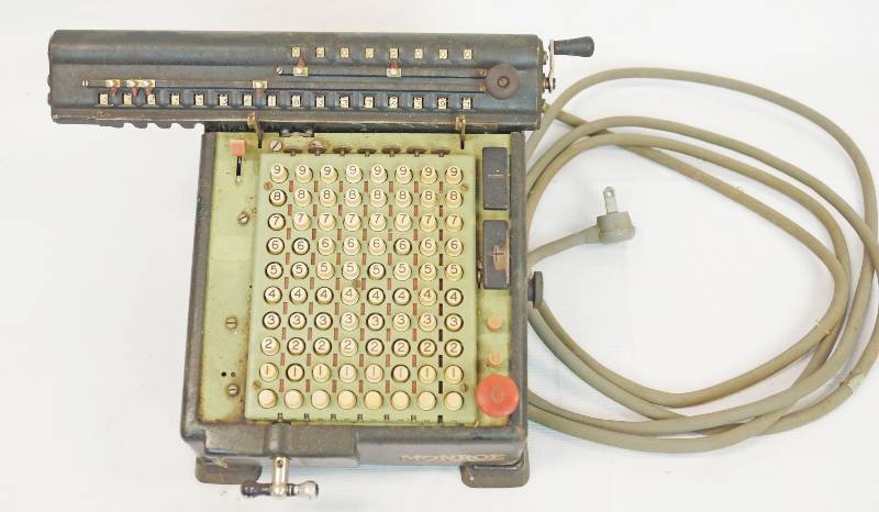 lot 3400 image: Monroe Vintage Adding Machine - Very Neat