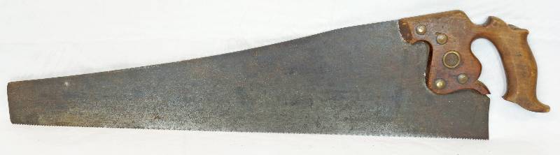 lot 1005 image: Henry Disston & Sons Handsaw- 8 Point - 26 Blade Length