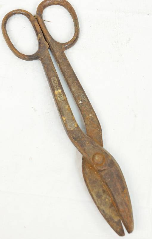 lot 1096 image: Vintage Tin Snips W SS - 3