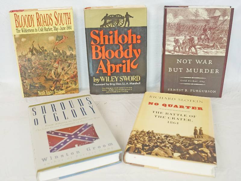 lot 1184 image: Lot of Civil War Themed Books - See Photos