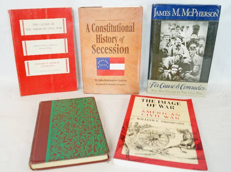 lot 1185 image: Lot of Civil War Themed Books - See Photos