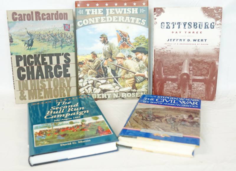 lot 1187 image: Lot of Civil War Themed Books - Neat