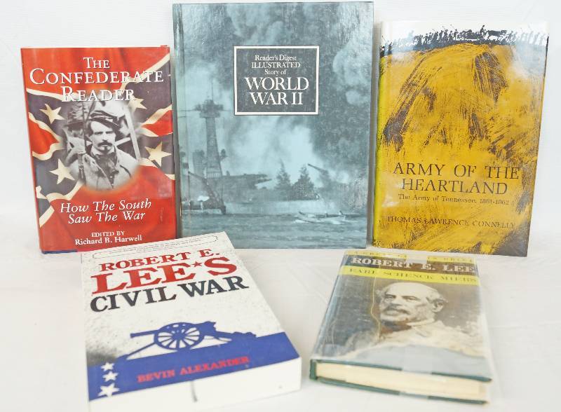 lot 1188 image: Lot of Civil War Themed Books - Neat