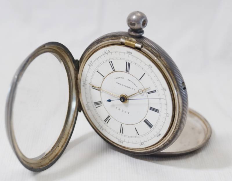 lot 1257 image: 1882 English Key wind Pocket Watch - This ones really special See markings on inside casing