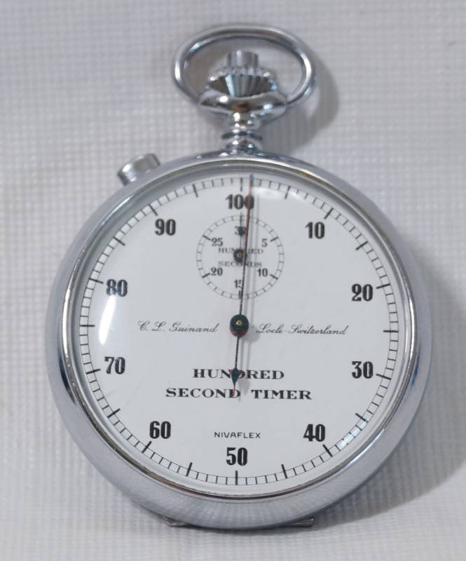 lot 1262 image: NIVAFLEX Hundred Second Timer - Switzerland - Used by the Phone Company