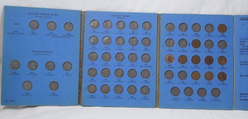 lot 1317 image: Indian Head Cent - Collection - Flying Eagle Cents 1856 to 1909 - Some coins included