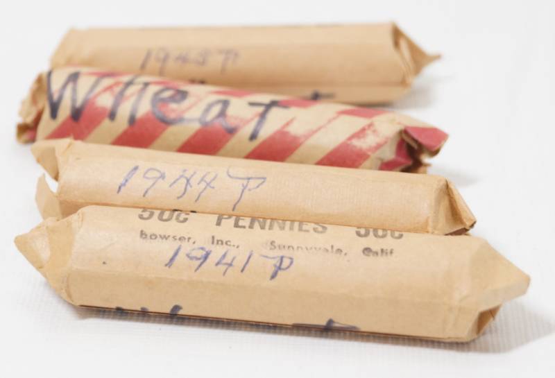 lot 1340 image: Lot of 200 Wheat Pennies of Various Years