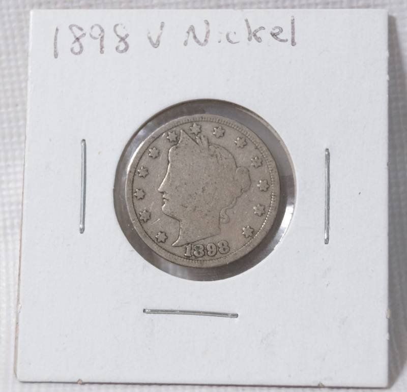 lot 1359 image: 1898 V Nickel