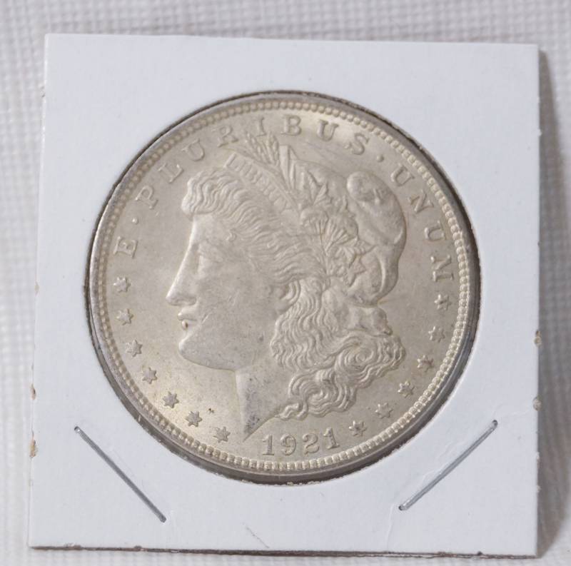 lot 1365 image: 1921 - Morgan Silver Dollar