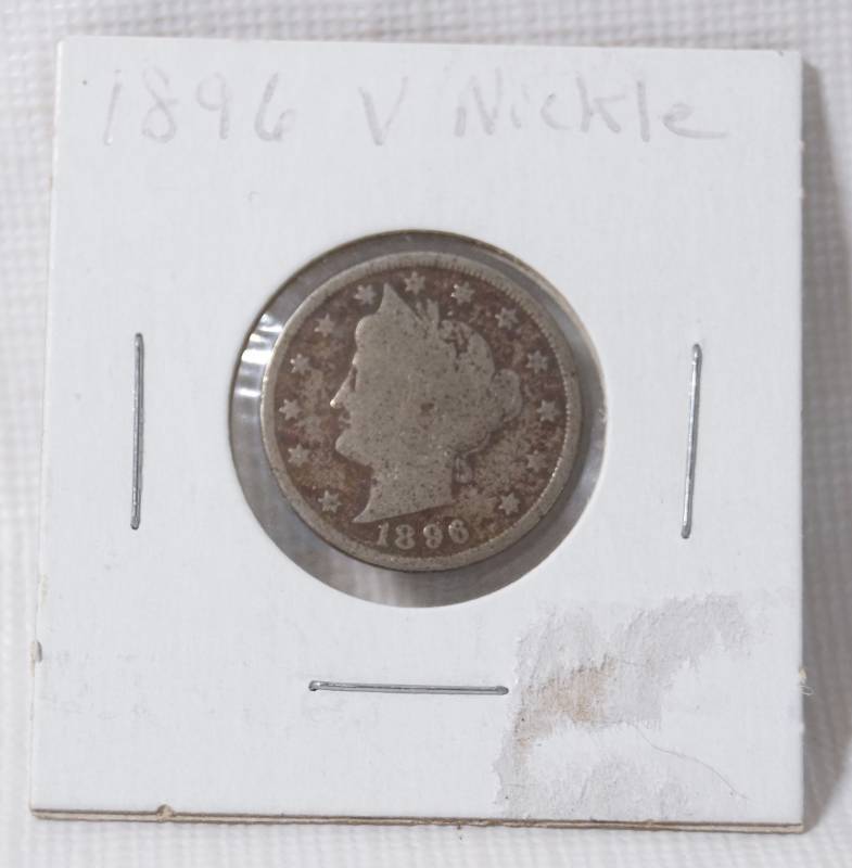 lot 1366 image: 1896 V Nickel