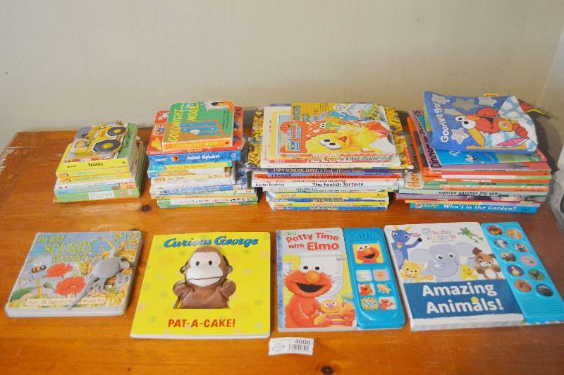 lot 4008 image: Box of 55 childrens books