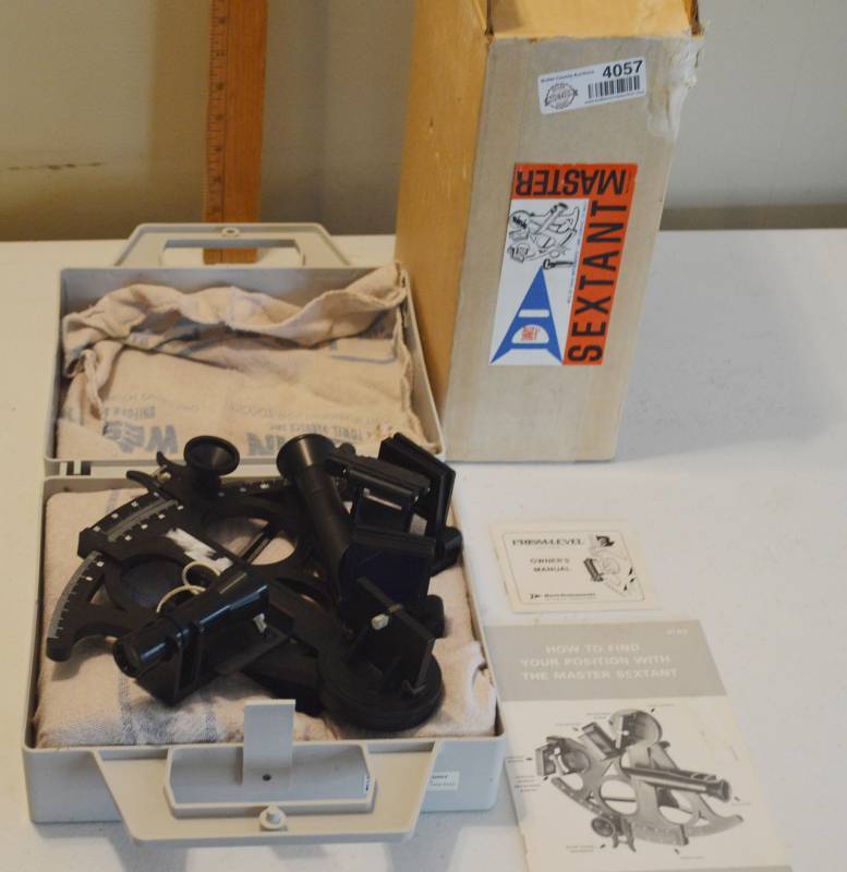 lot 4057 image: Davis Instruments Master Marine Sextant with Case