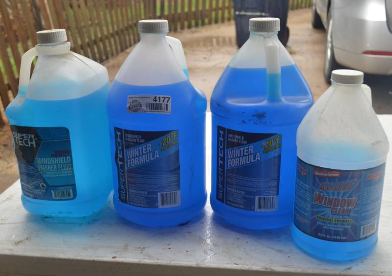 lot 4177 image: 4 Bottles Windshield Washer fluid
