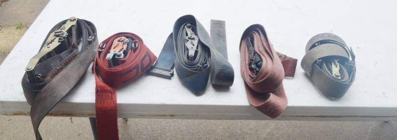 lot 4184 image: Lot of E-Rail 2 Ratchet Straps